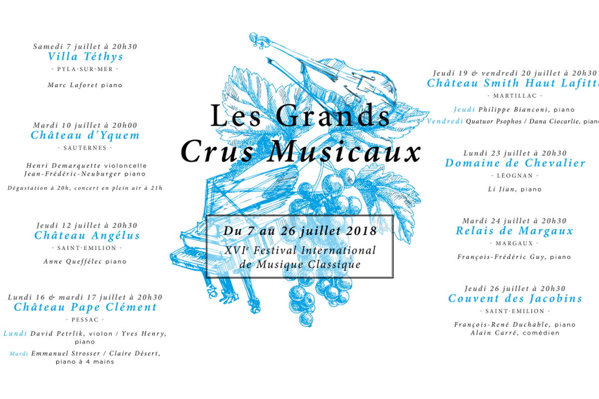 Les Grands Crus Musicaux Classical Music Festival, Bordeaux Region (Gironde)