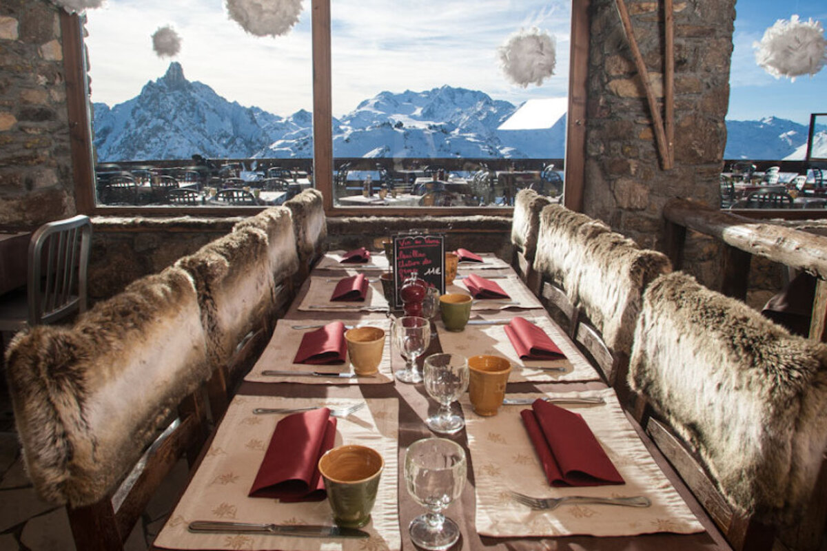 Les Pierres Plates (La Saulire) Restaurant, Courchevel interior