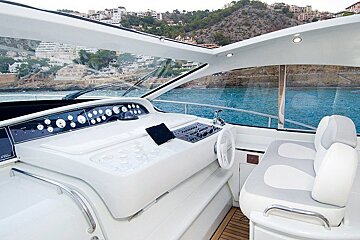 Pershing 54' 15.7m Motor Yacht, Mallorca Island cockpit