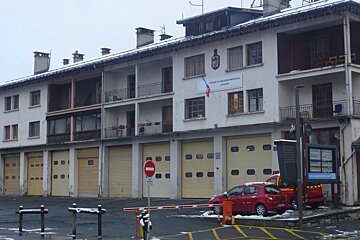 a fire station building in Chamonix