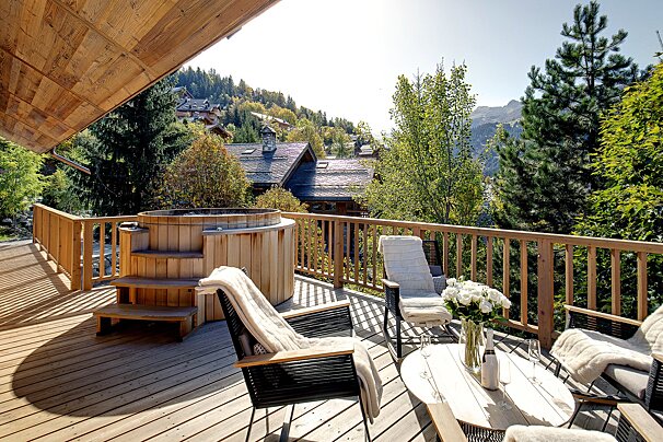 Menor Chalet, Meribel terrace