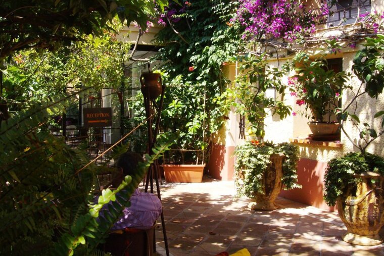Sainte Valerie Hotel, Juan les Pins garden