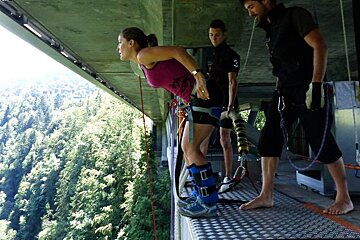 Bungee Mont Blanc Elastique, Saint Gervais