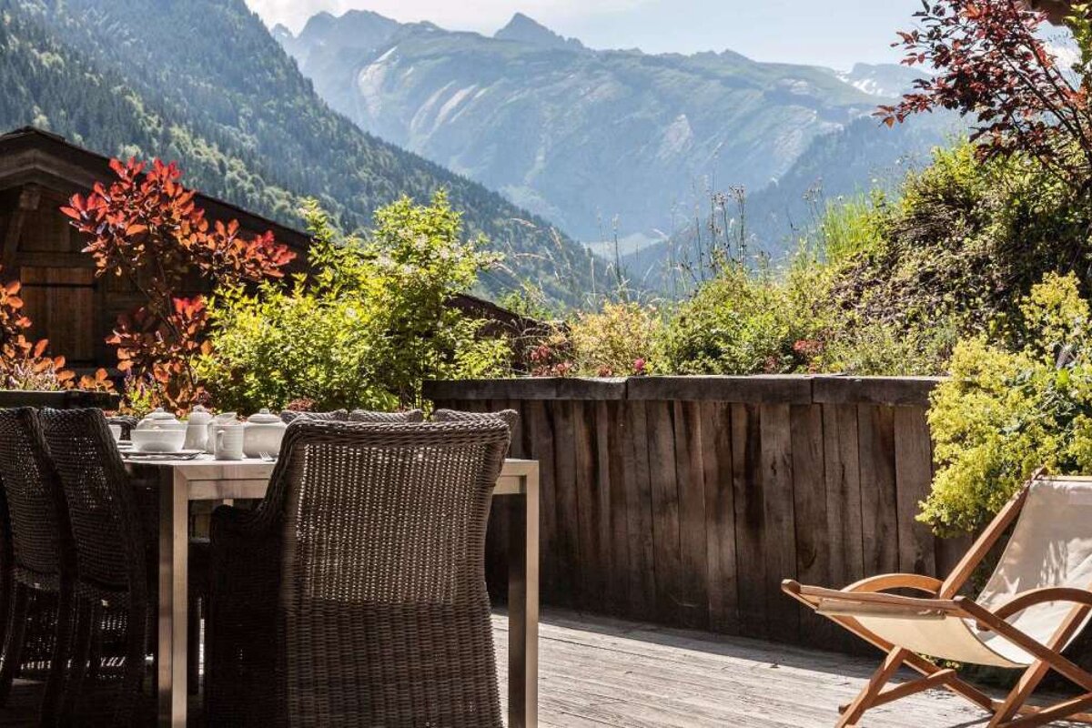 De Mes Reves Chalet, Morzine balcony