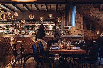 Bar area in La Paloma