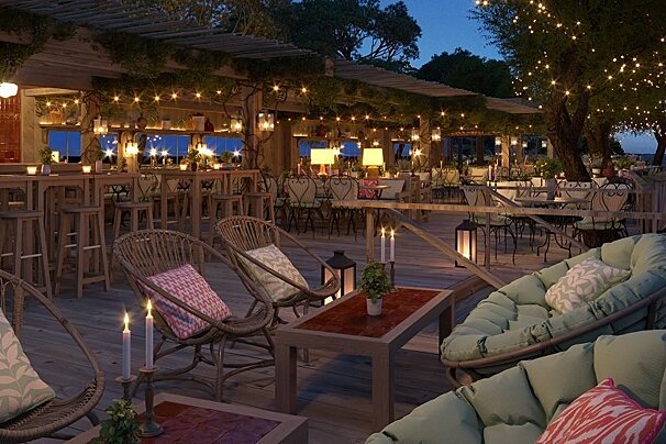 Jardin Tropezina Beach Club, Saint Tropez terrace