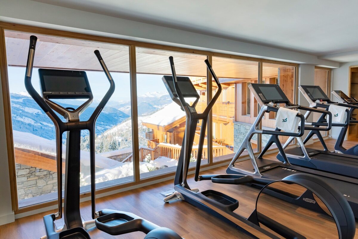 Le Coucou Hotel, Meribel - Belvedere gym room