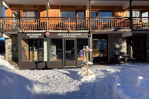 A sunny ski rental and sales shop, 