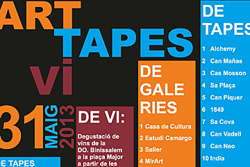 A poster that says art tapes on it