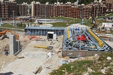 Construction of the New Colosses Chairt Lift has Started in Belle Plagne