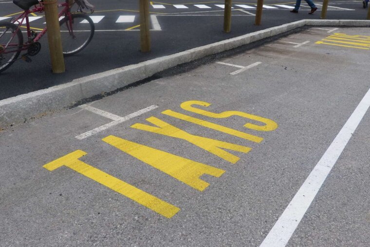 a new taxi bay in chamonix