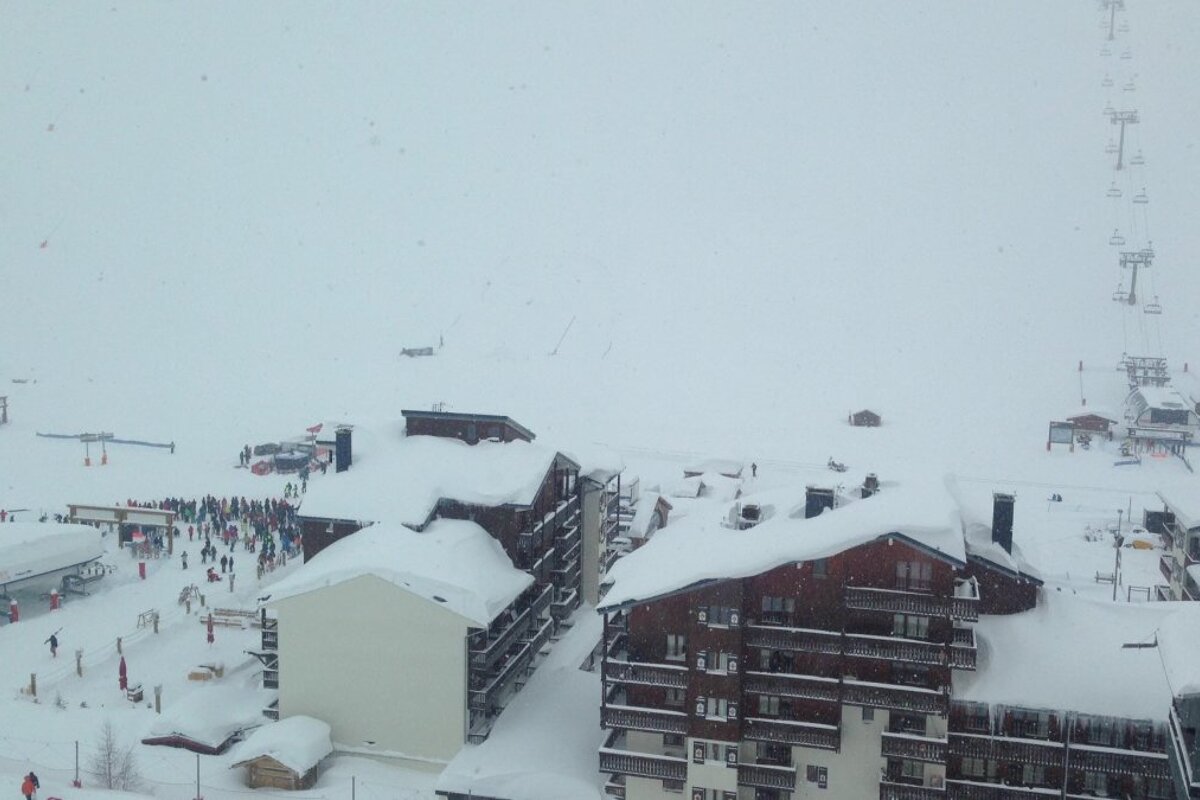 skier evacated from the area