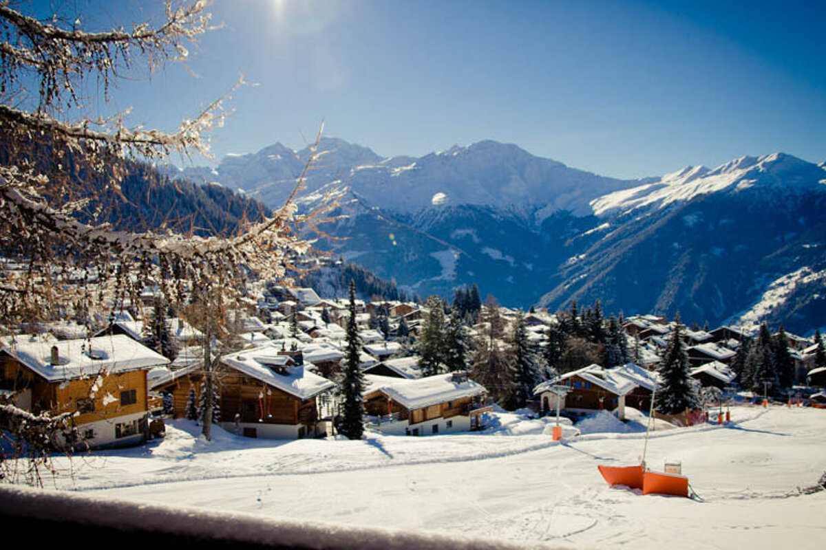 Merle Blanc Chalet, Verbier view