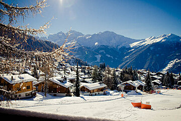 Merle Blanc Chalet, Verbier view