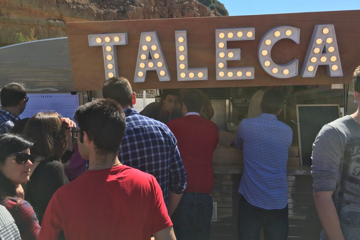 Talenca foot truck at Port Adriano