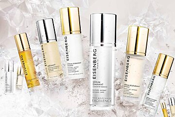 a serious of skin care products from eisenberg paris