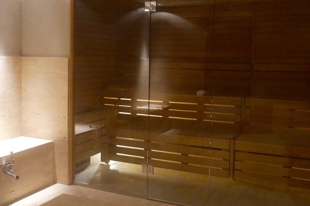 sauna at the cordee