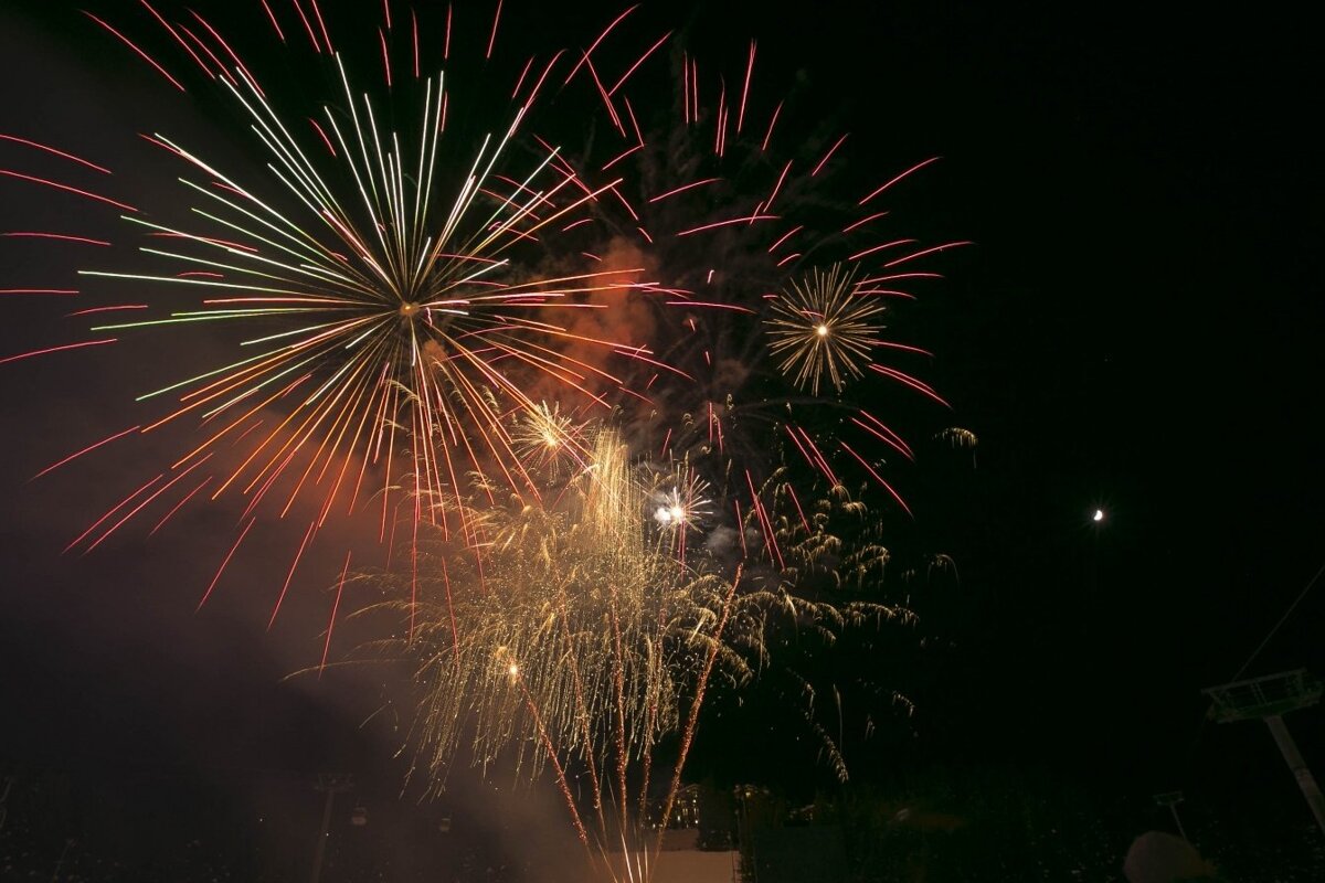 New Year Festivities, Courchevel 1850