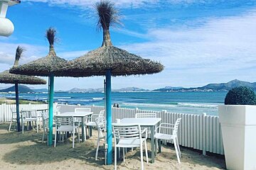 Can Gavella Beach Club, Playa de Muro terrace