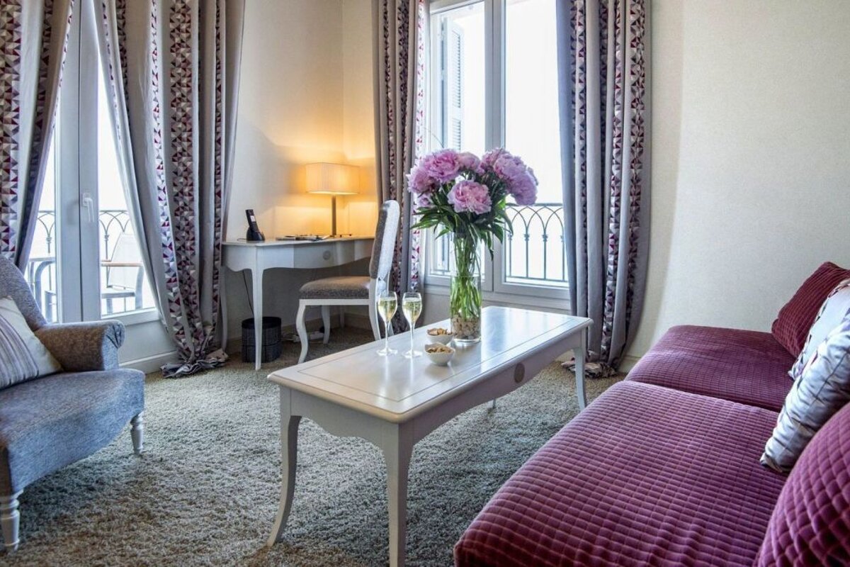 a picture of a hotel suite at La Perouse Hotel, Nice