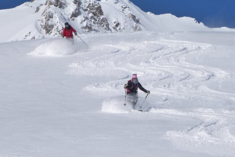 Cold, cloudy but brilliant skiing in Val d'Isere