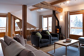 Deuxieme Ligne Apartment, Argentiere living-room