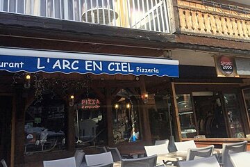 the front of the restaurant