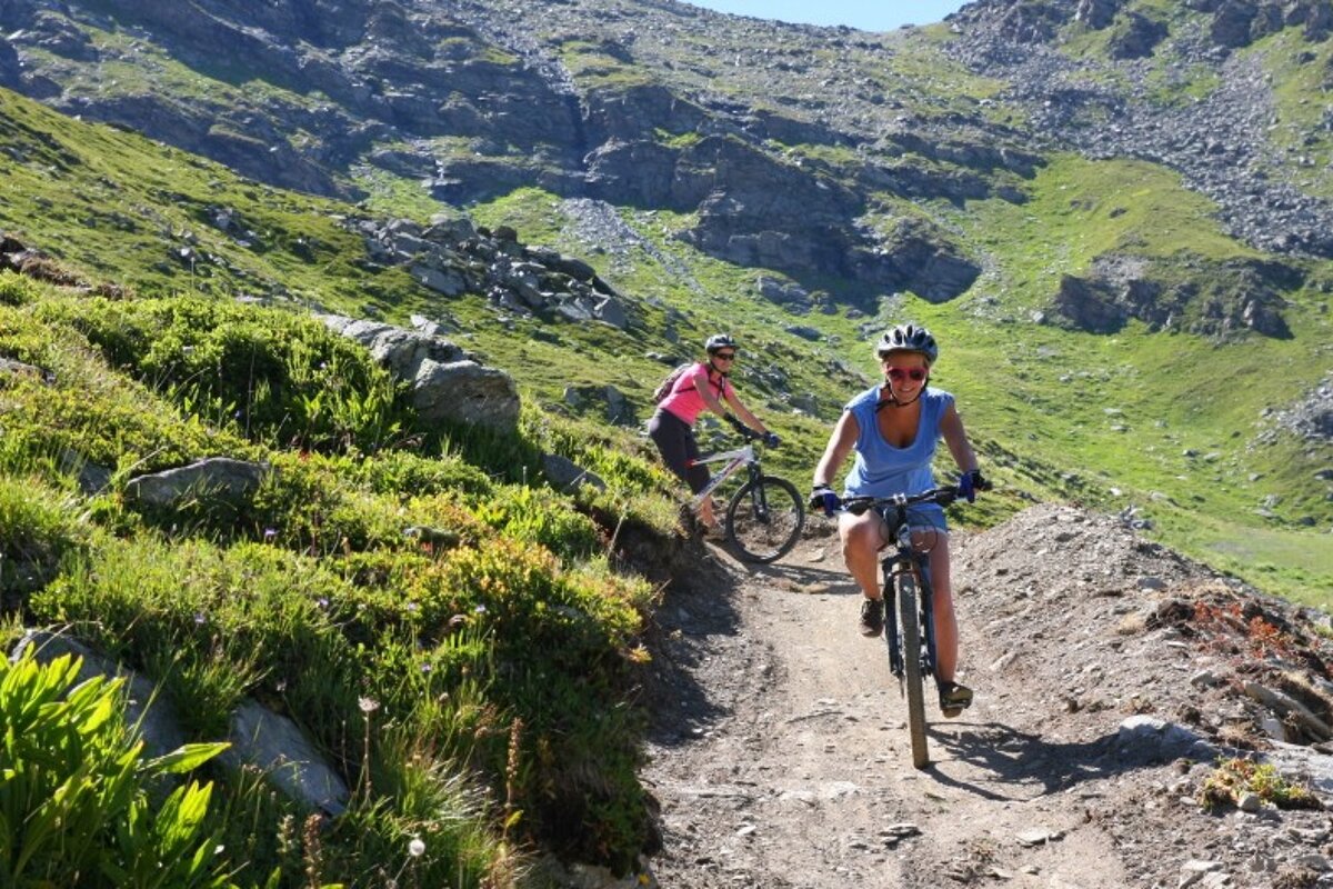 Blue Trails mountain biker
