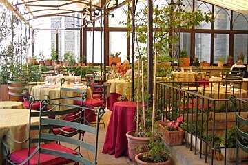 Christian Etienne, Avignon restaurant terrasse