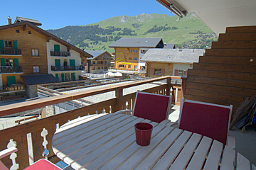 Mirabeau Apartment, Verbier - Centre balcony