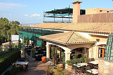 Outside at the Meson Ca'n Pedro Restaurant