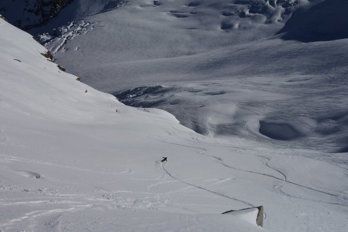 Sunny skiing throughout the Chamonix valley and beyond