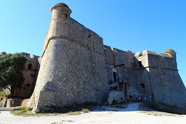 a medieval fortress in Nice at Mont Boron