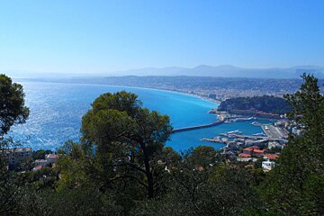 nice bay from a hillside nearby