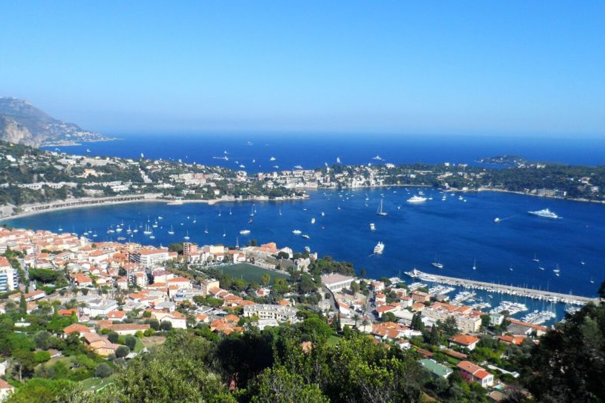 a sea harbour with lots of boats in Nice