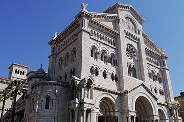 The front of the Saint Nicholas, Cathedral of Monaco