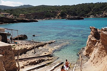 boat slips on cala xarraca in north ibiza