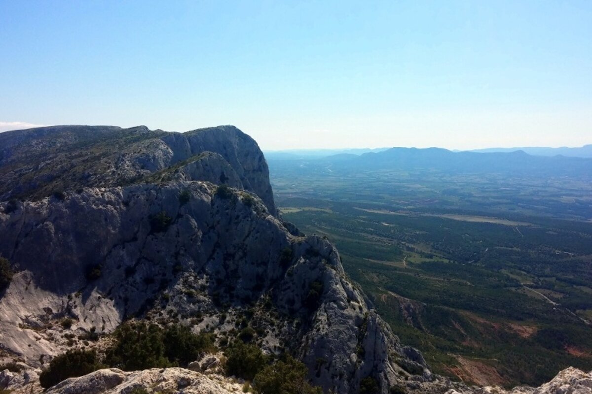 View from the Mont Sainte Victoire