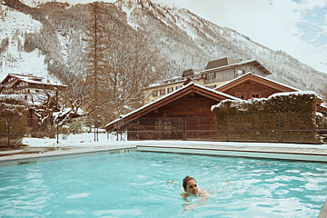 Le Bachal Spa, Chamonix pool