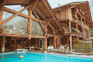 Le Bachal Spa, Chamonix pool