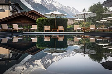 Le Bachal Spa, Chamonix pool