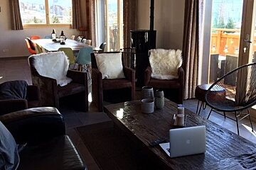 Secret de Neige Chalet, Alpe d'Huez lounge