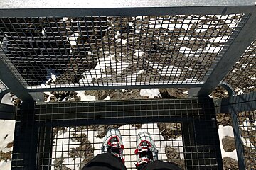overhang in 2 alpes