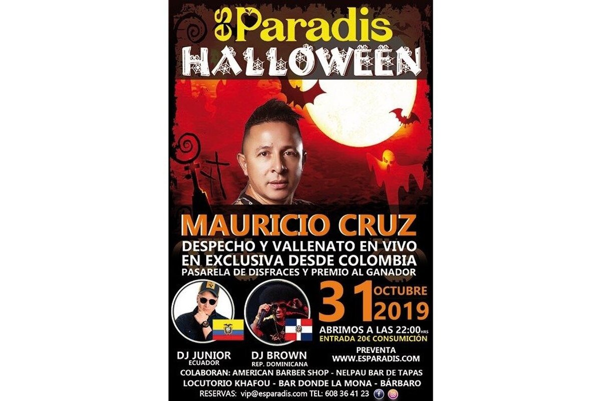 Halloween Party at Es Paradis, San Antonio