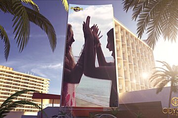 Hard Rock Ibiza Hotel Will Have the World's Largest LED Curved Screen