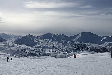 mountain views in la plagne