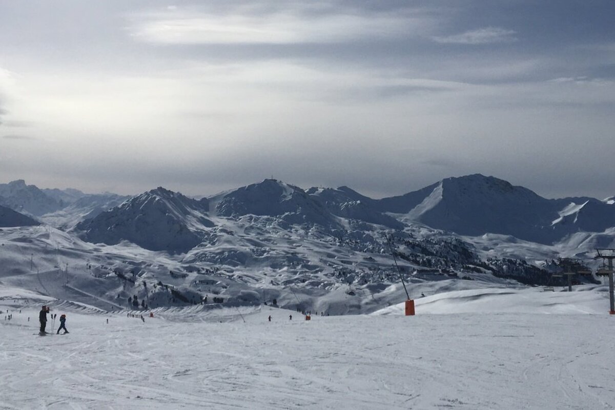 mountain views in la plagne