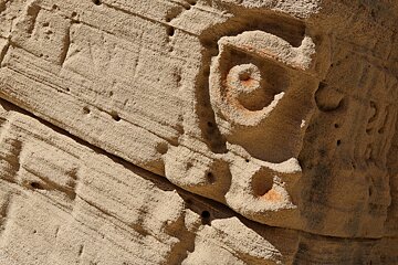 Rock carving atlantis ibiza