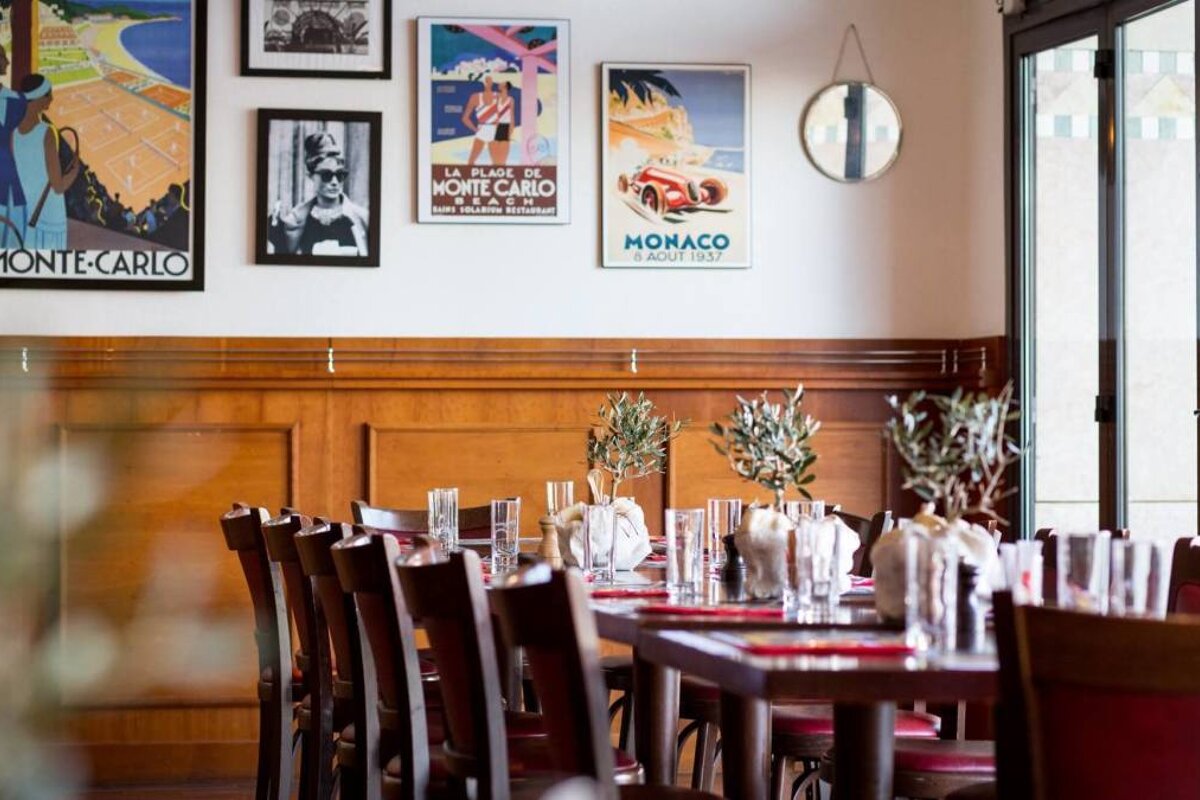 Brasserie Le Cap Restaurant, Cap d'Ail interior