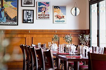 Brasserie Le Cap Restaurant, Cap d'Ail interior